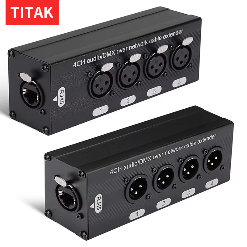 Photography Lighting Uk - Удлинитель аудиосигнала XLR-RJ45, 4 канала, удлинитель