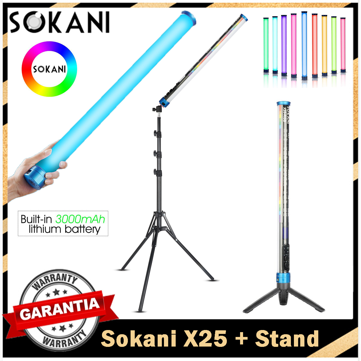 Photography Lighting Youtube - Sokani X25 RGB светодиодный светильник для