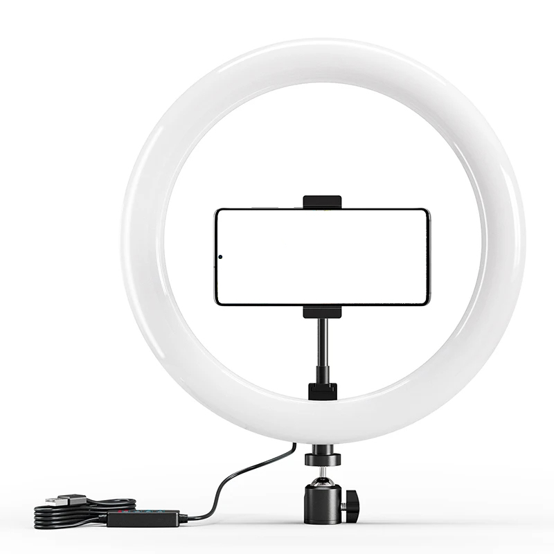 Photography Lighting Overhead - 10-дюймовый светодиодный кольцевой светильник для селфи,