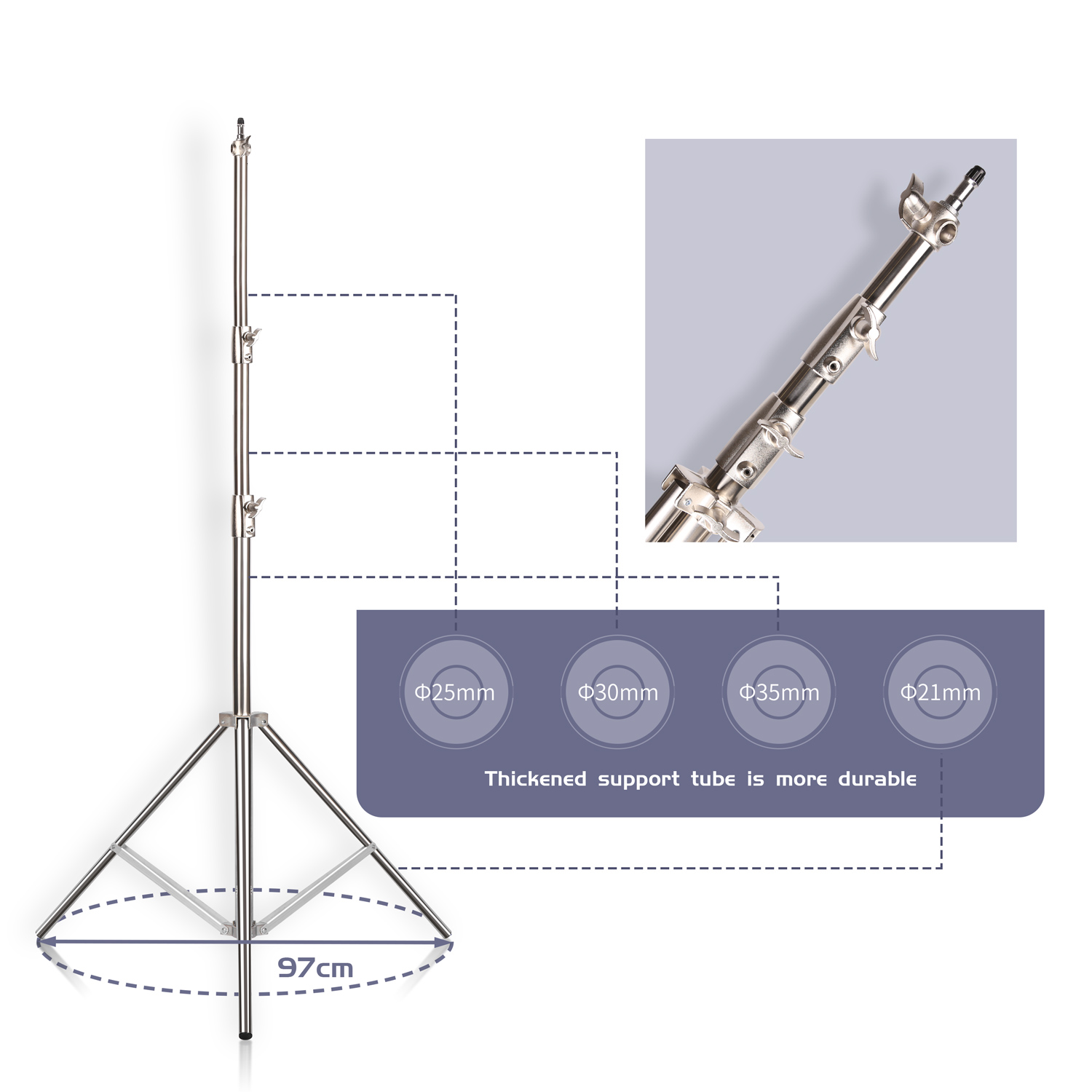 SH 2,8 м подставка для освещен – обзор и цена Photography Video Lighting Kit With Adjustable Tripod Stand