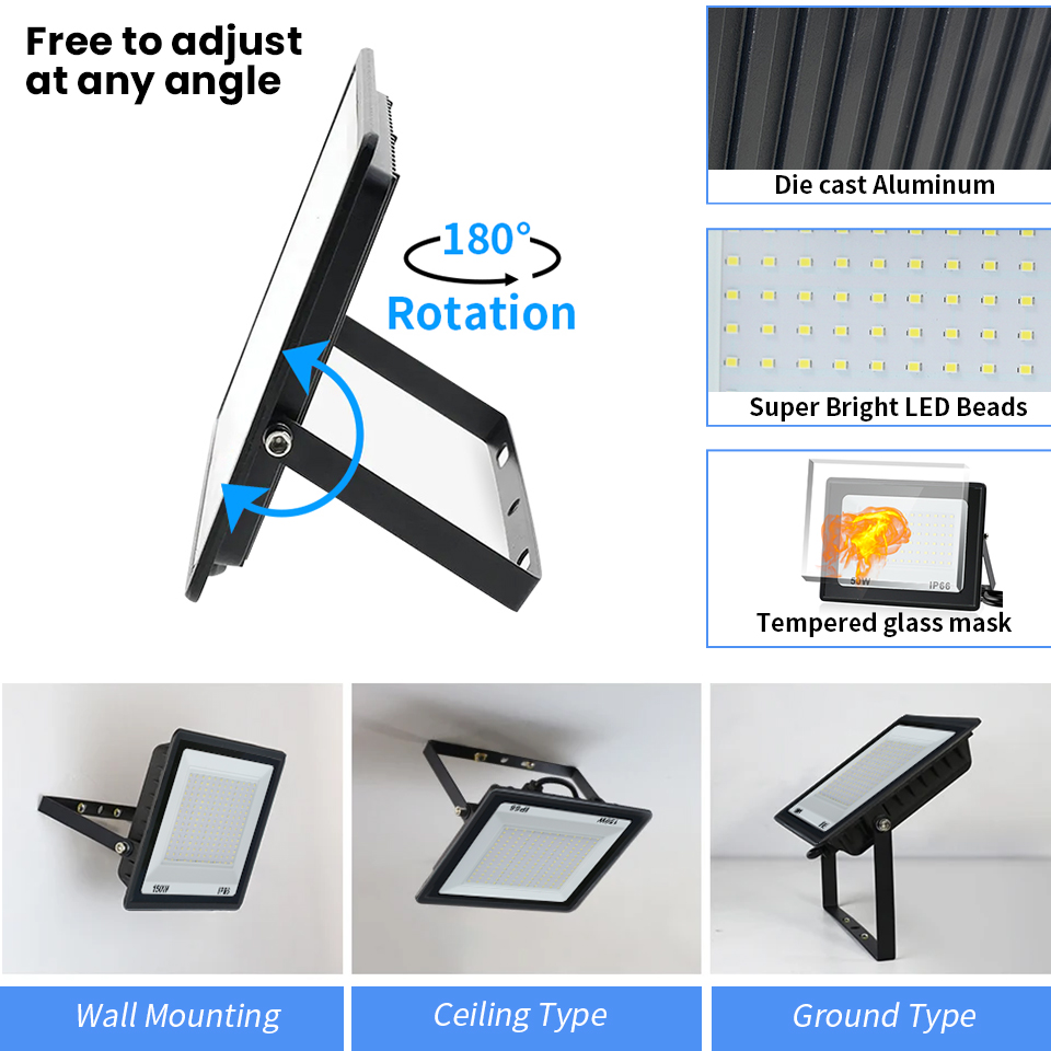 Светодиодный прожектор AC220V  – обзор и цена Photography Lighting Uk