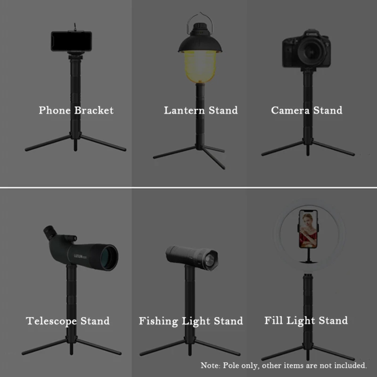 Новая алюминиевая подставка дл – обзор и цена Photography Video Lighting Kit With Adjustable Tripod Stand