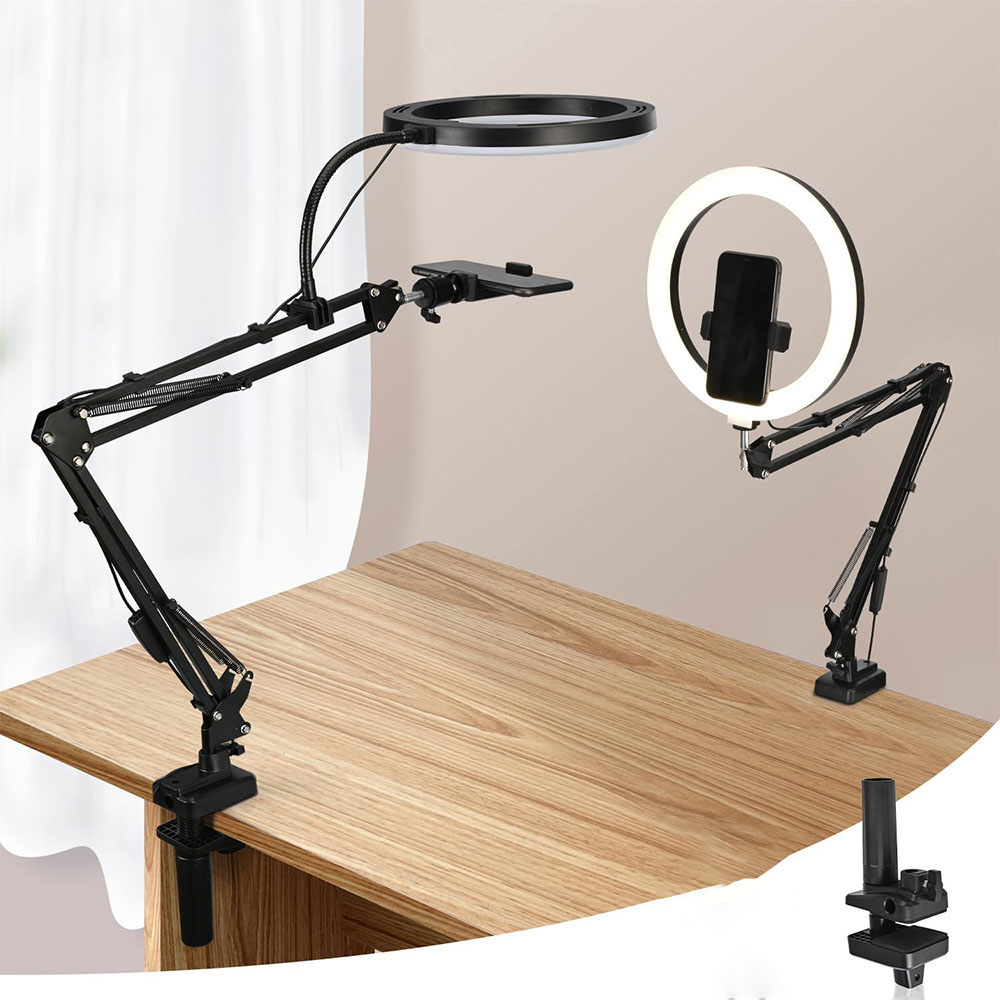 Кольцевой светильник с подстав – обзор и цена Photography Video Lighting Kit With Adjustable Tripod Stand