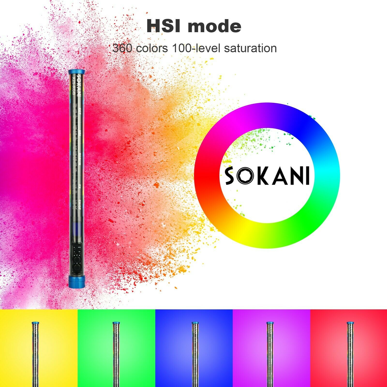 Sokani X25 RGB светодиодный св – обзор и цена Photography Lighting Youtube