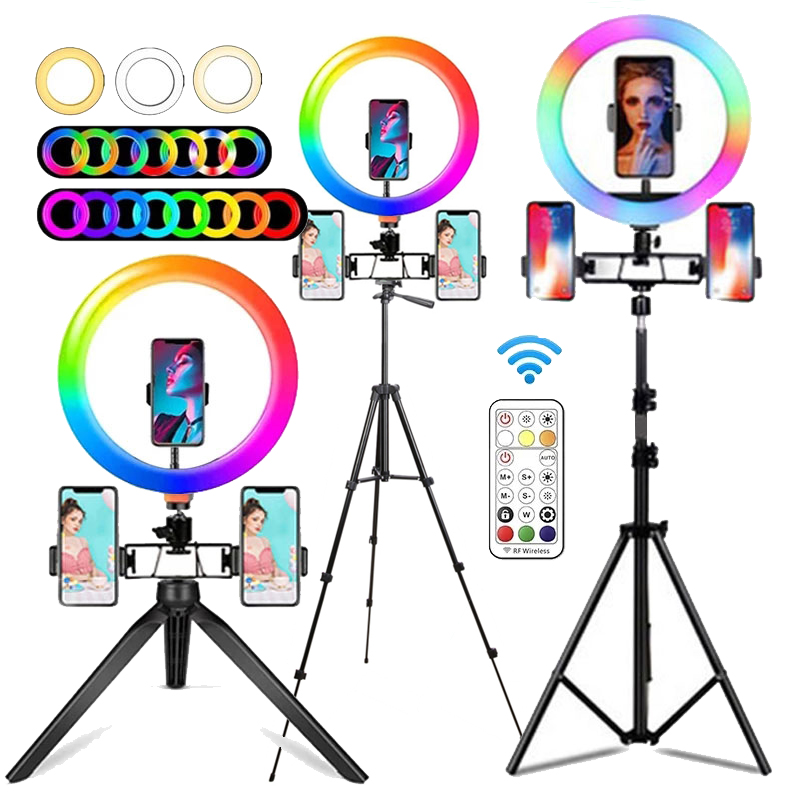 10-дюймовая RGB-кольцевая ламп – обзор и цена Photography Lighting Overhead