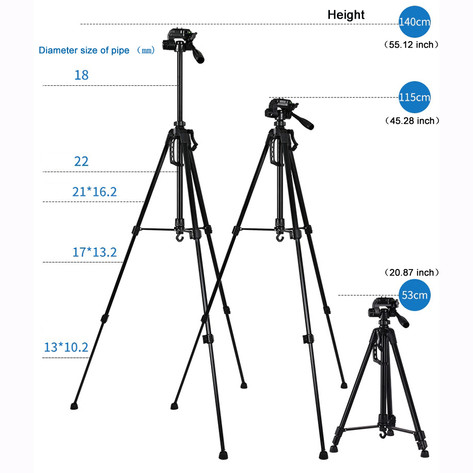 Универсальная 55-дюймовая подс – обзор и цена Photography Video Lighting Kit With Adjustable Tripod Stand