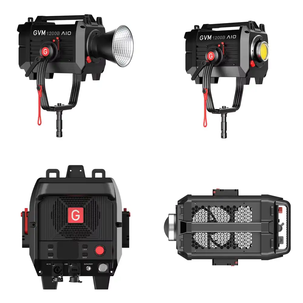 GVM SD1200B AIO 1200W Фотограф – обзор и цена Photography Lighting Spotlight