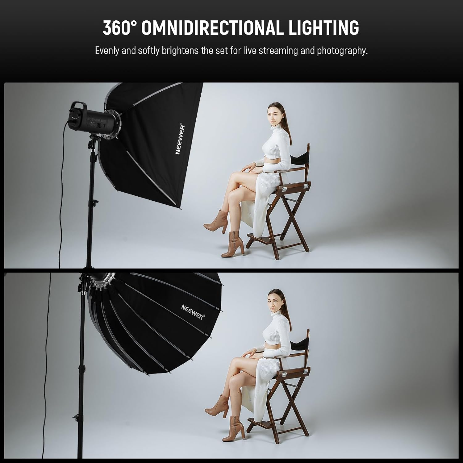 Параболический софтбокс с креп – обзор и цена Photography Lighting Box