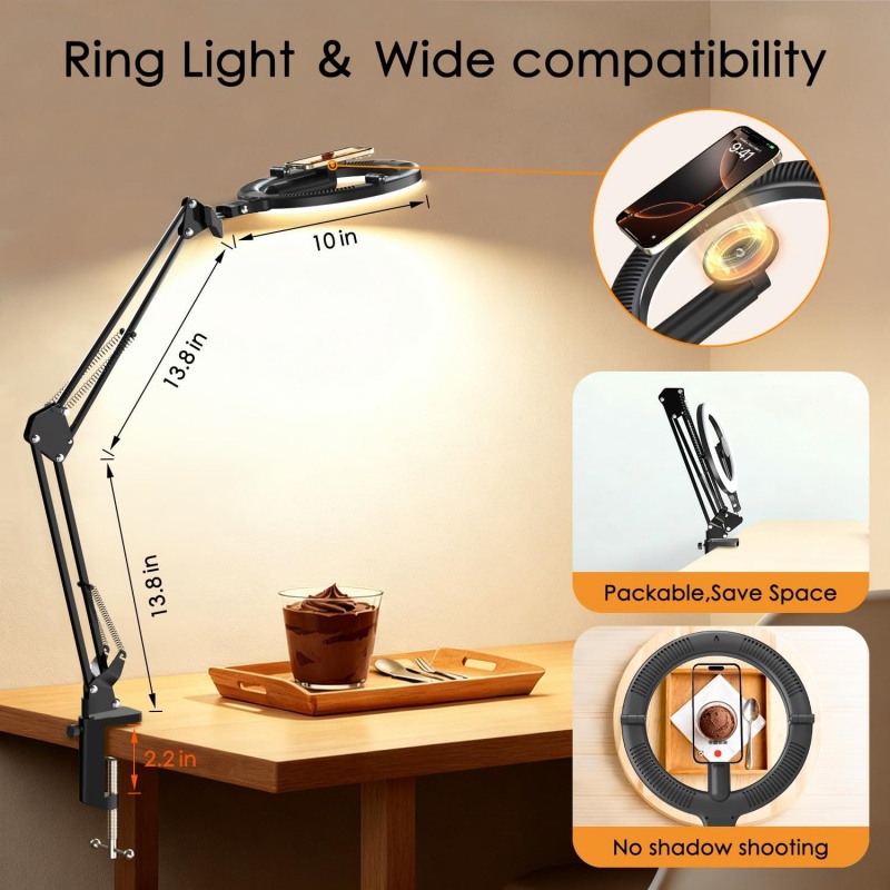 Магнитное крепление для телефо – обзор и цена Photography Video Lighting Kit With Adjustable Tripod Stand